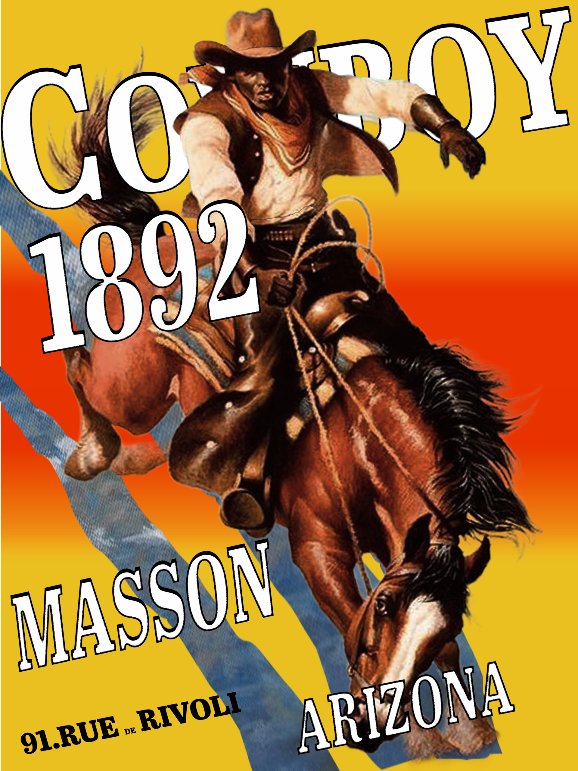 Graphic Design cowboy